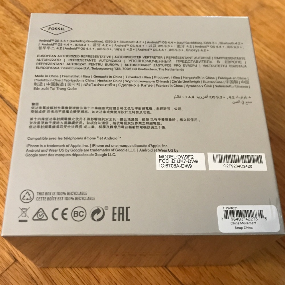 SOLD 🕺🏼- FOSSIL Sport Smartwatch for Men Gen 4 - Picture 7 of 8